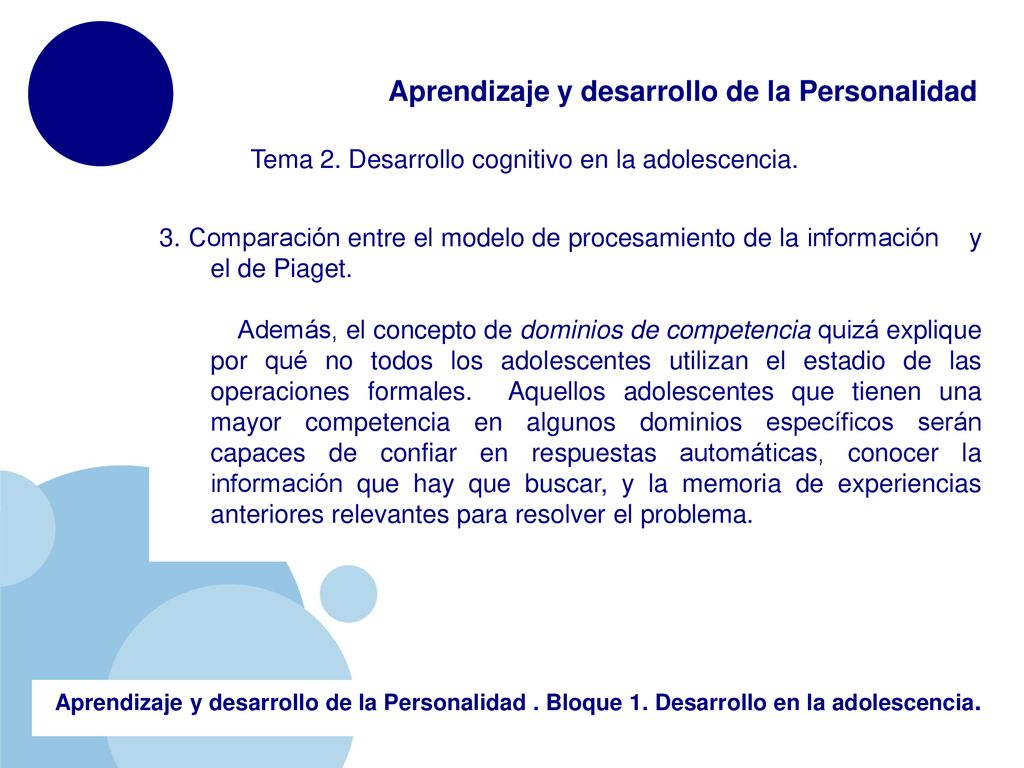 Aprendizaje y desarrollo de la Personalidad ppt descargar